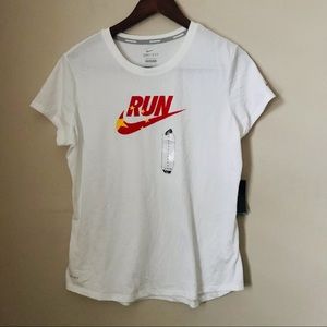 Nike Dri Fit Graphic T Shirt- L